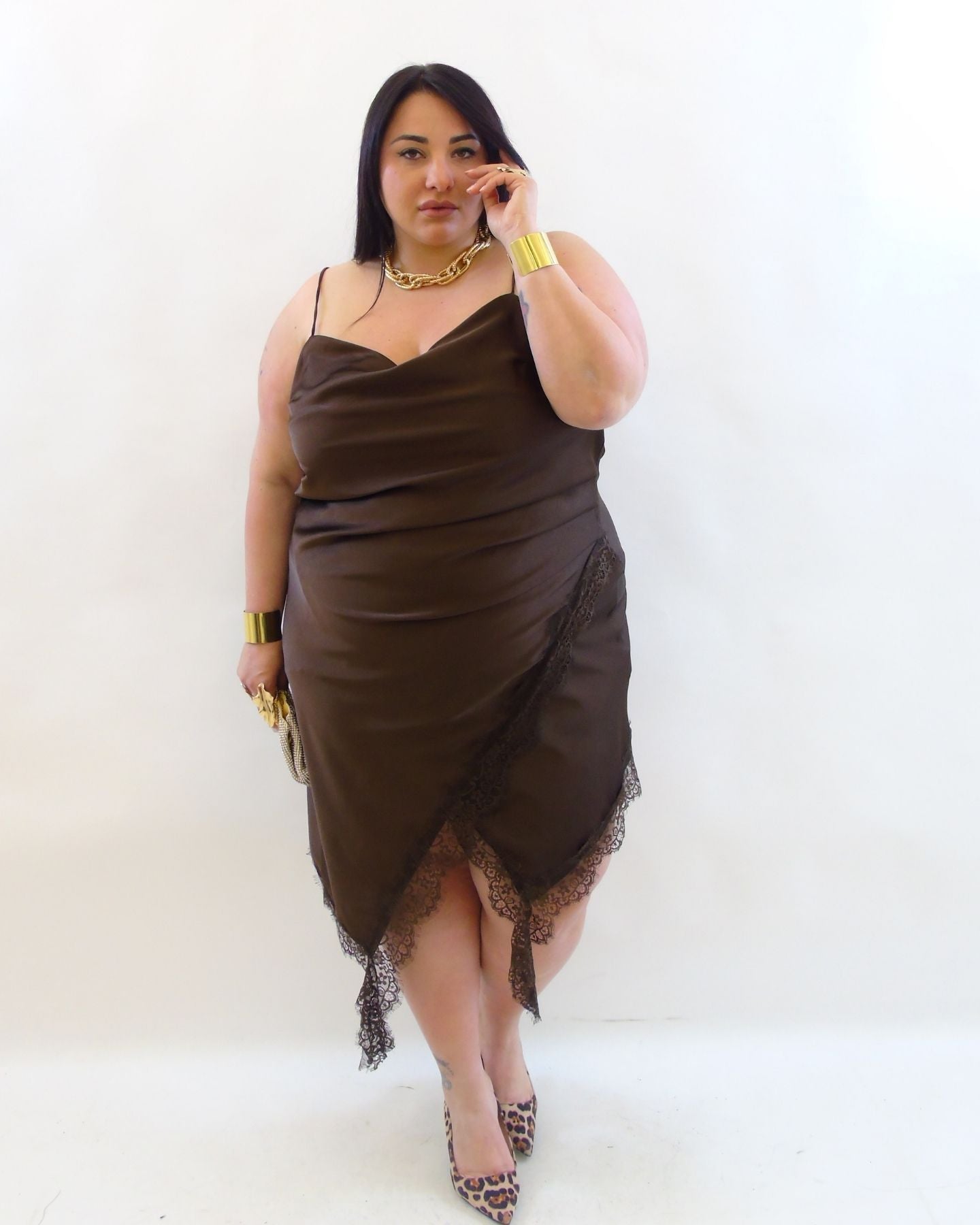 Abito satin 124291