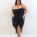 Abito satin 124291