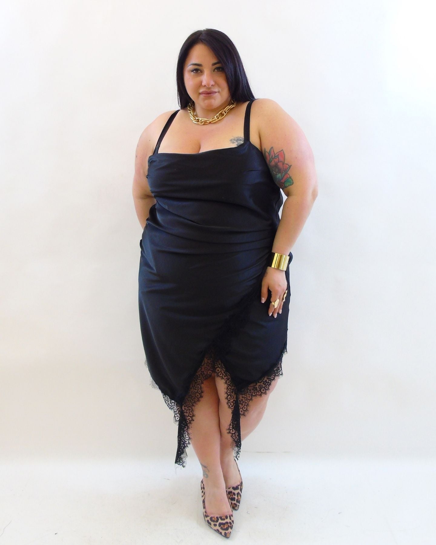Abito satin 124291