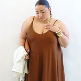 Abito satin 17011