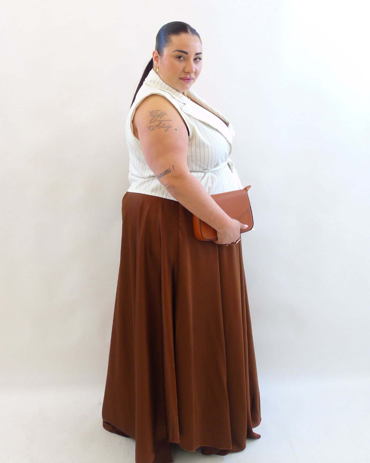 Abito satin 17011