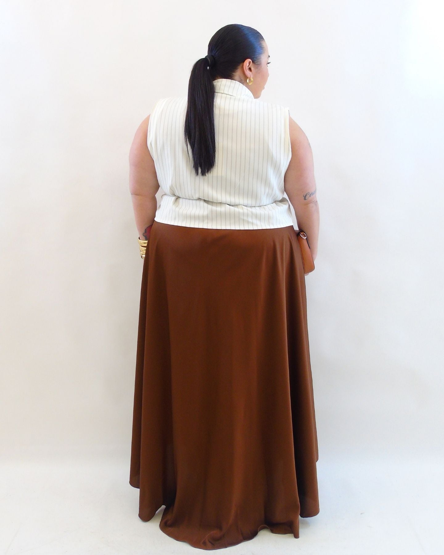 Abito satin 17011