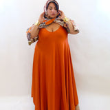 Abito satin 17011