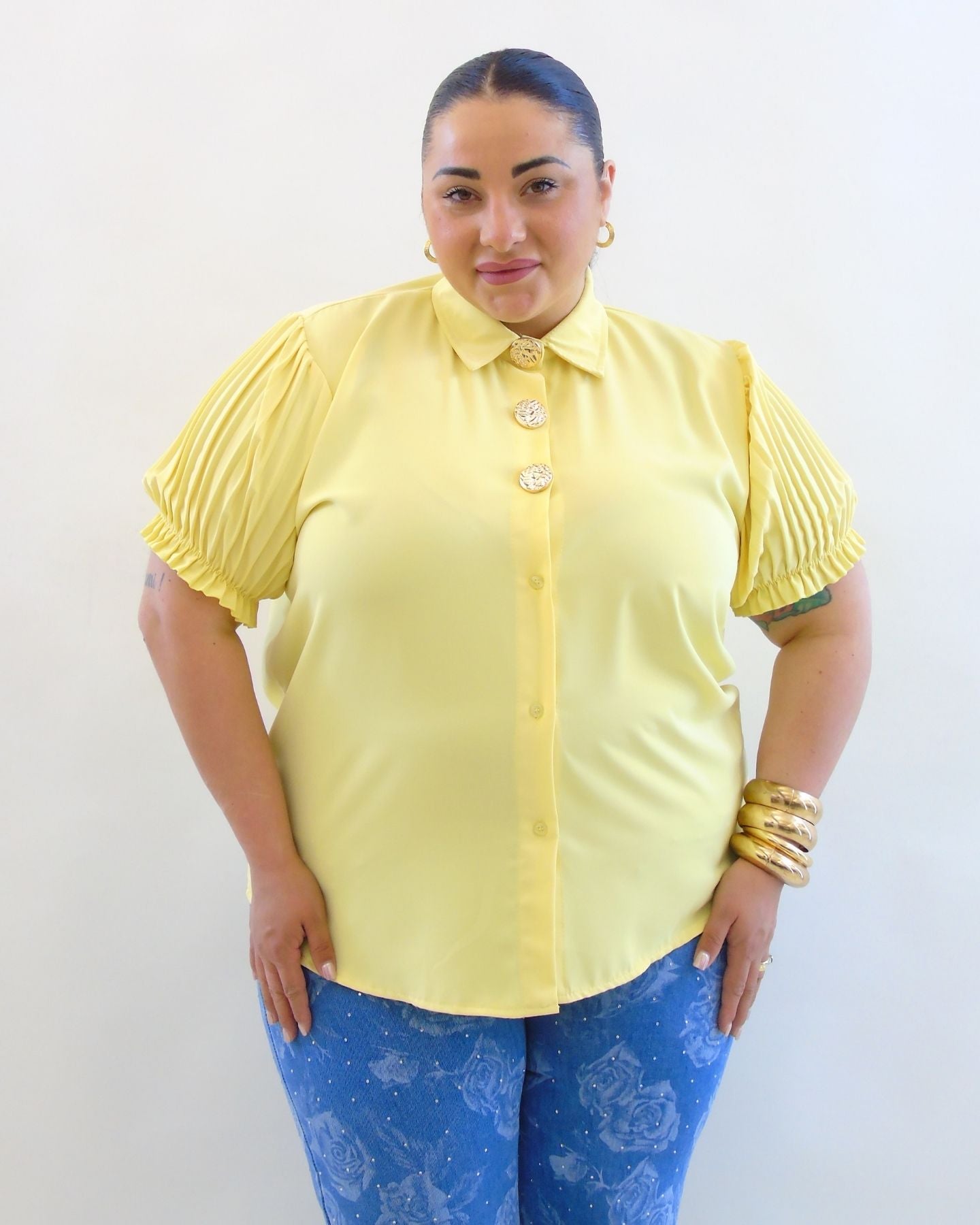 Camicia plisse 899511