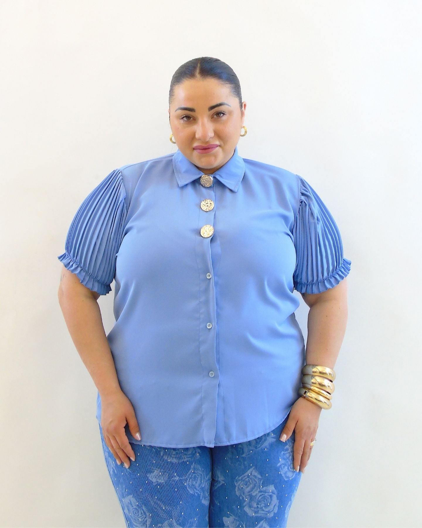 Camicia plisse 899511