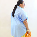 Camicia fiore giallo 20507