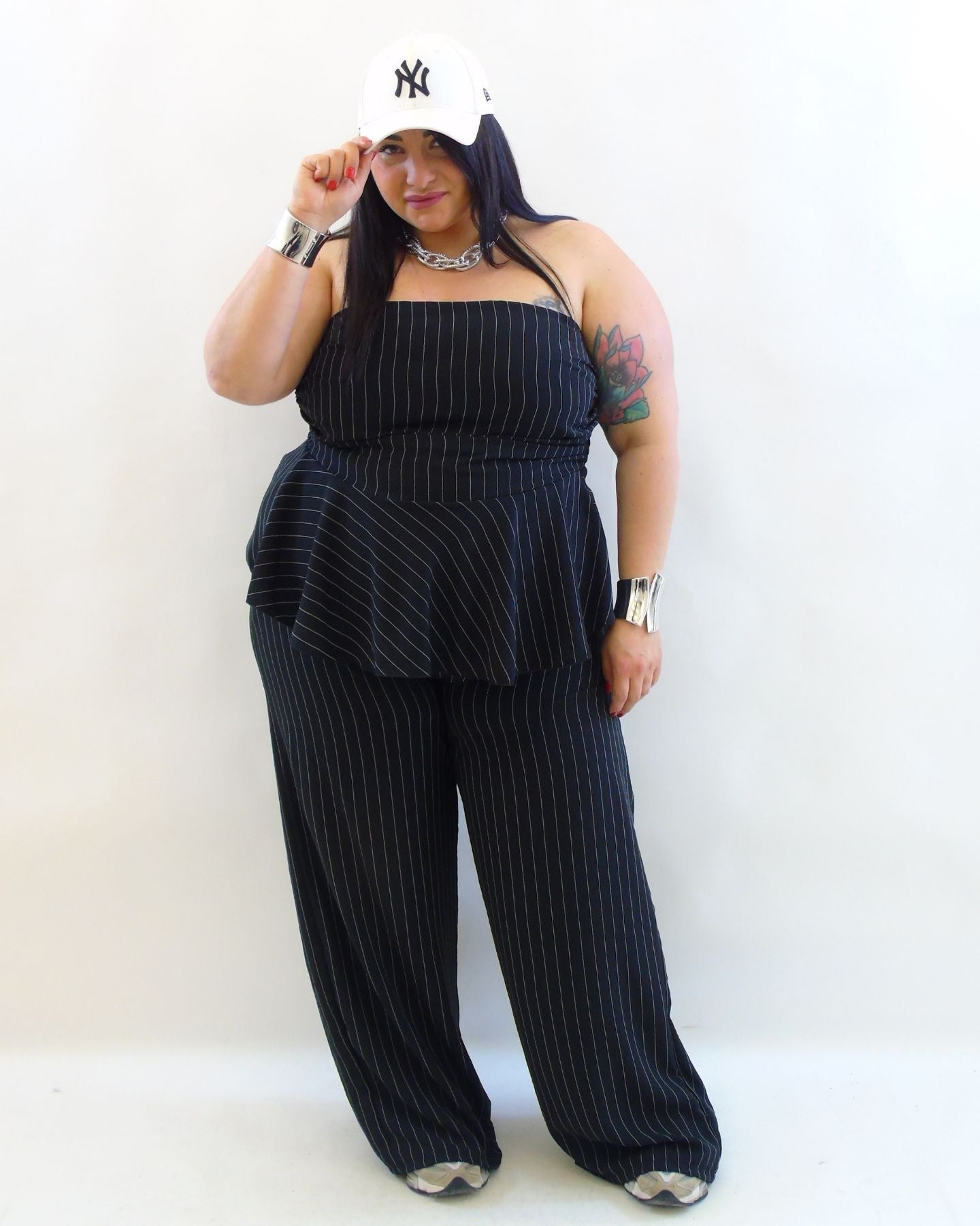Coordinato gessato 25267