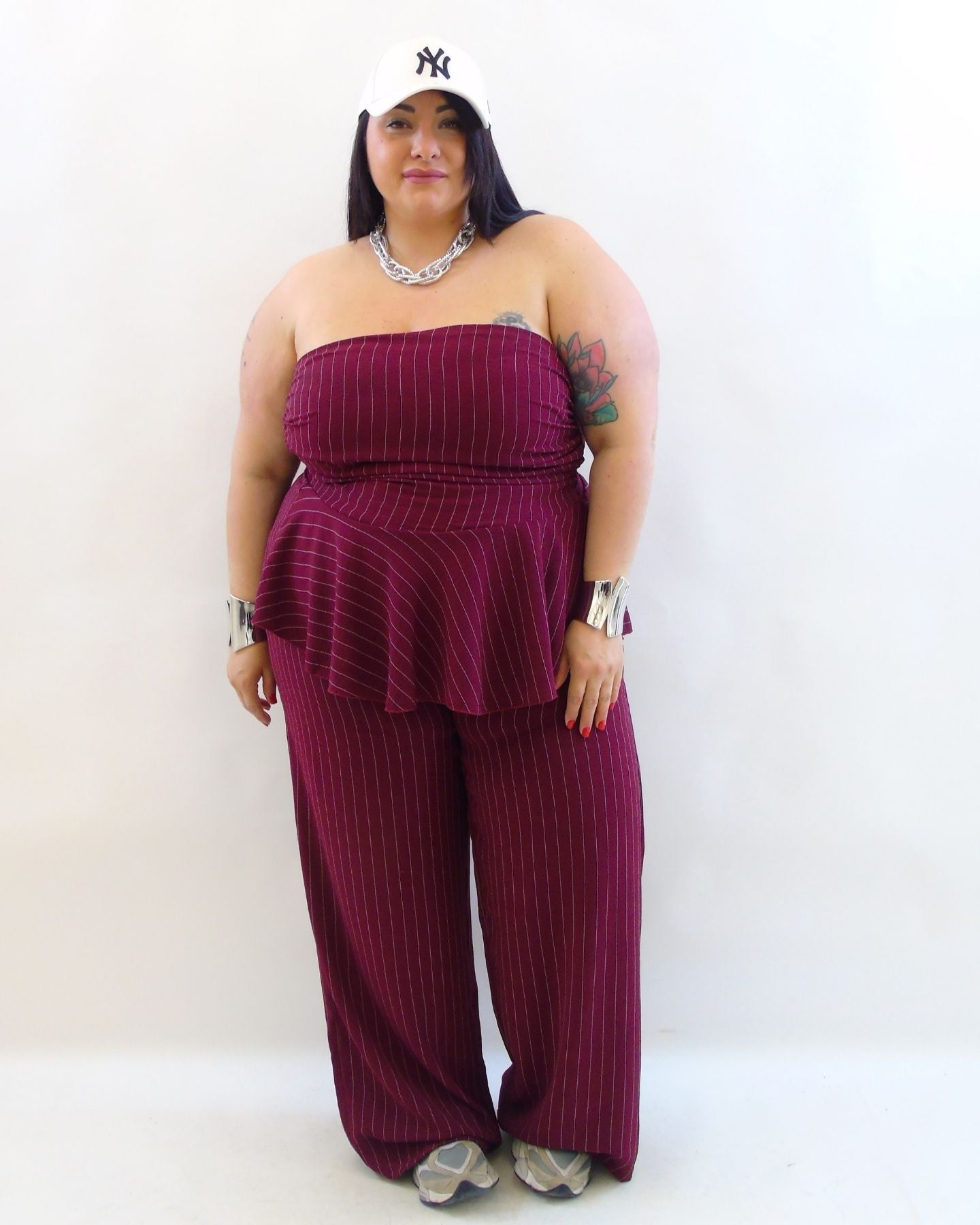 Coordinato gessato 25267