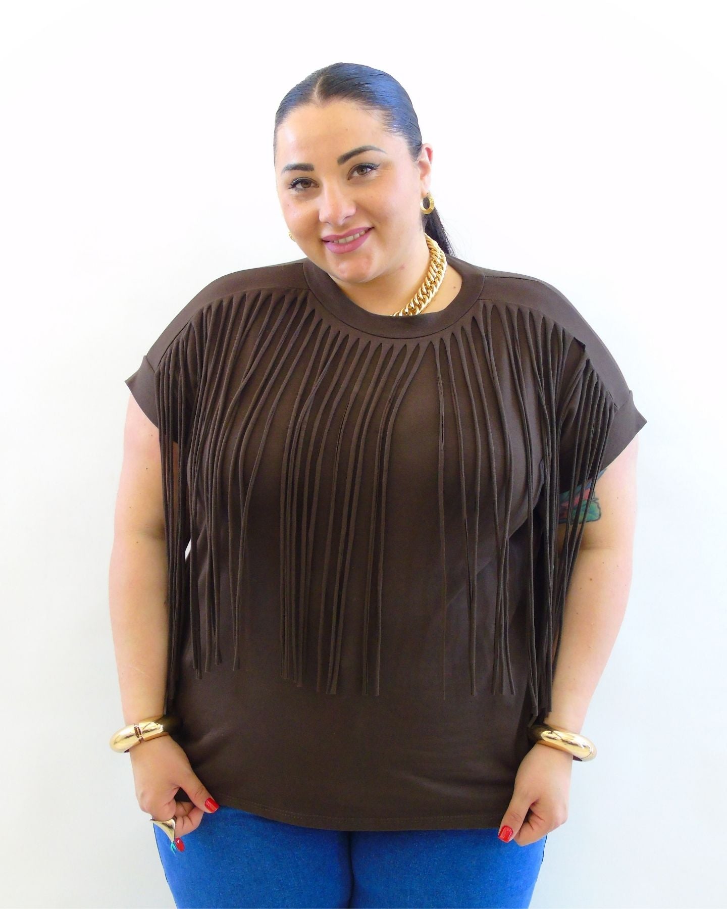 Maglia frange 114921