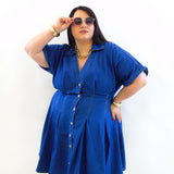 Abito in jeans svasato 2324