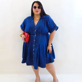 Abito in jeans svasato 2324