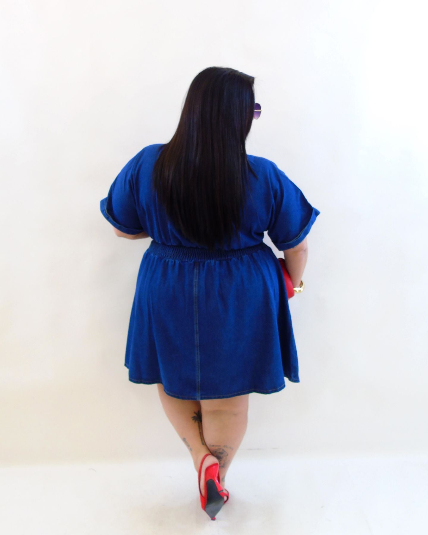Abito in jeans svasato 2324