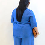 Coordinato comodo in jeans 2697