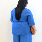 Coordinato comodo in jeans 2697
