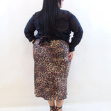 Gonna animalier 245031