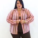 Camicia righe organza 11219