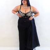 Body foglie lurex 55