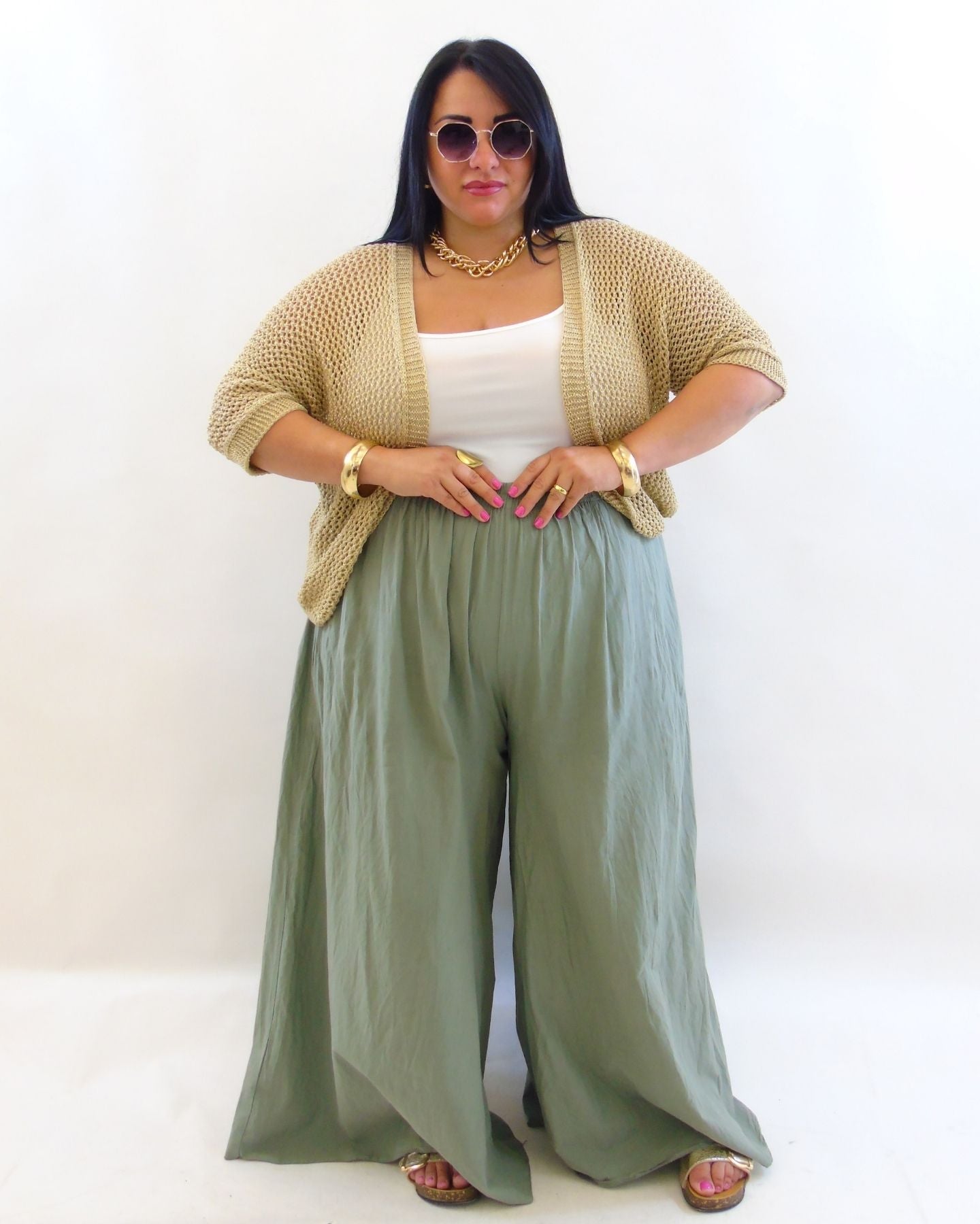 pantalone basic palazzo 53328