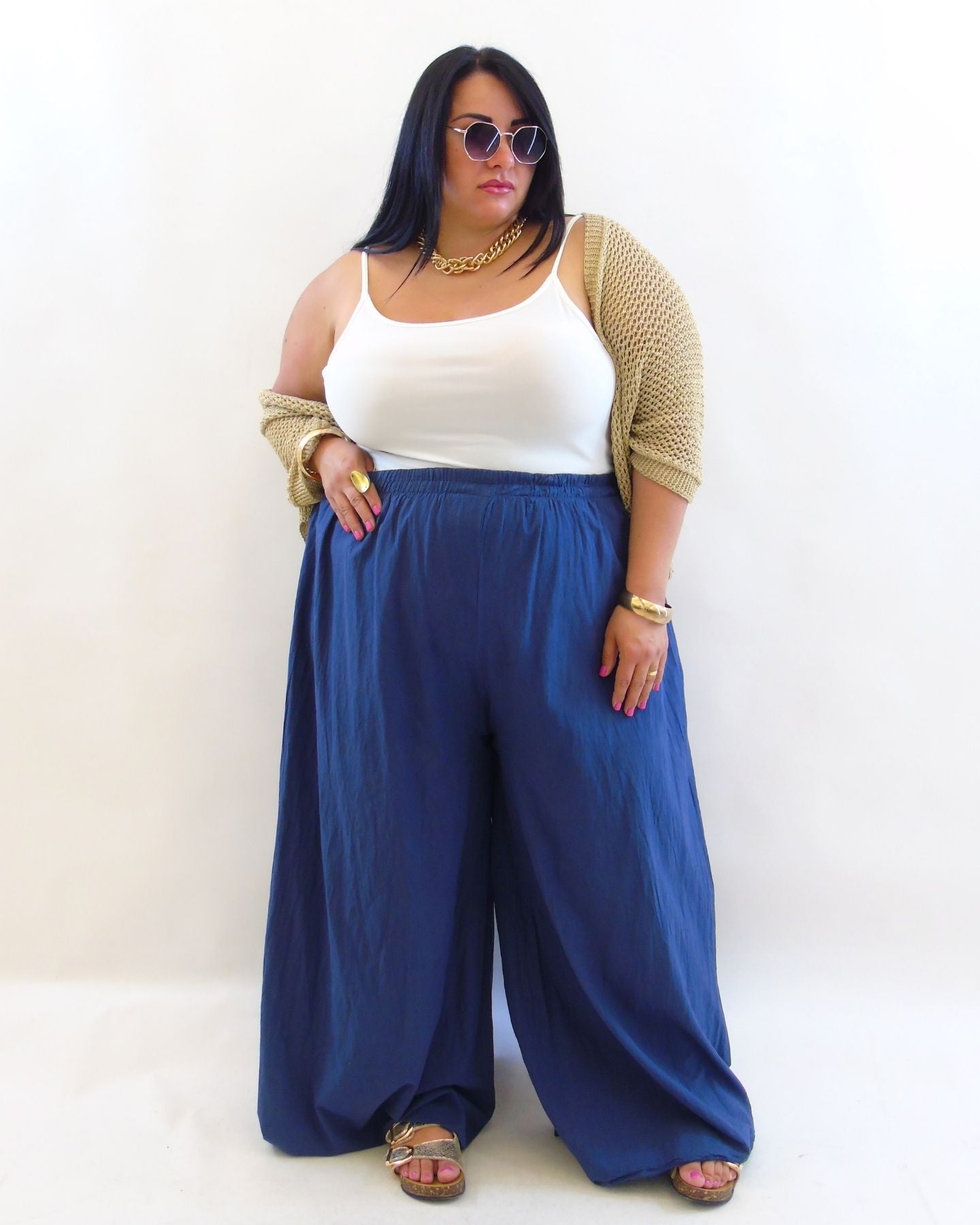 pantalone basic palazzo 53328