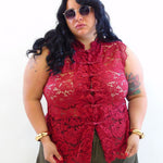 Blusa in pizzo alamari 1533