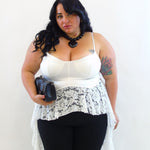 Top corsetto balze 003456