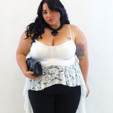 Top corsetto balze 003456