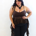 Top corsetto balze 003456