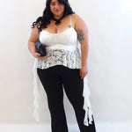 Top corsetto balze 003456