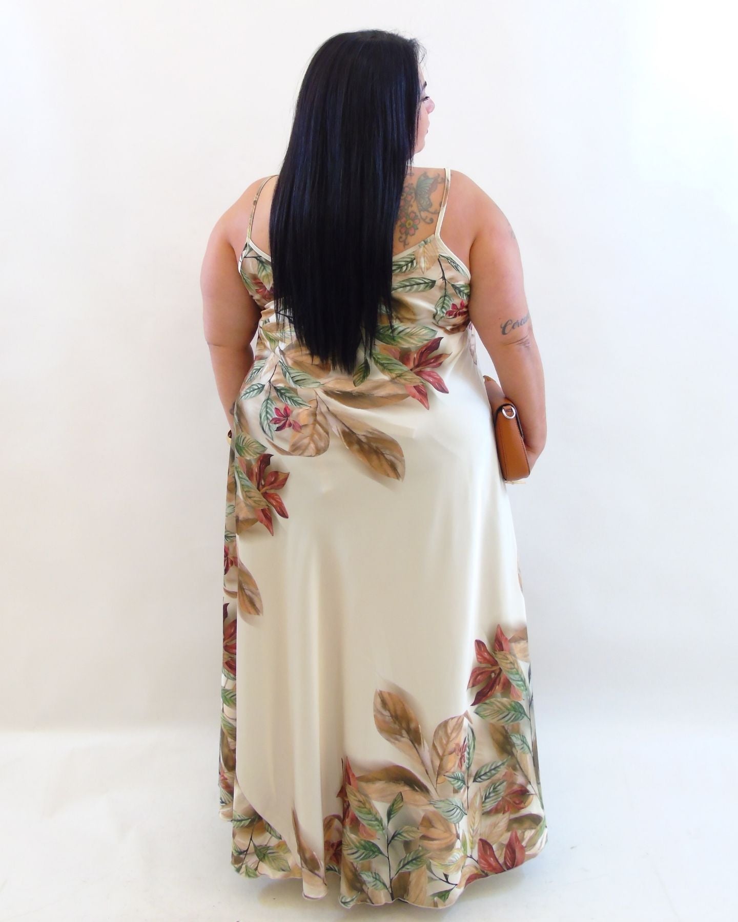 Abito satin flower  26095