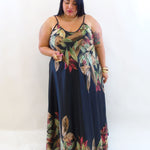 Abito satin flower  26095