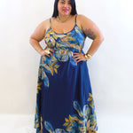 Abito satin flower  26095