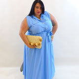 Abito con bottoni oro 15582