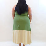 Abito bicolore 8053