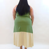 Abito bicolore 8053