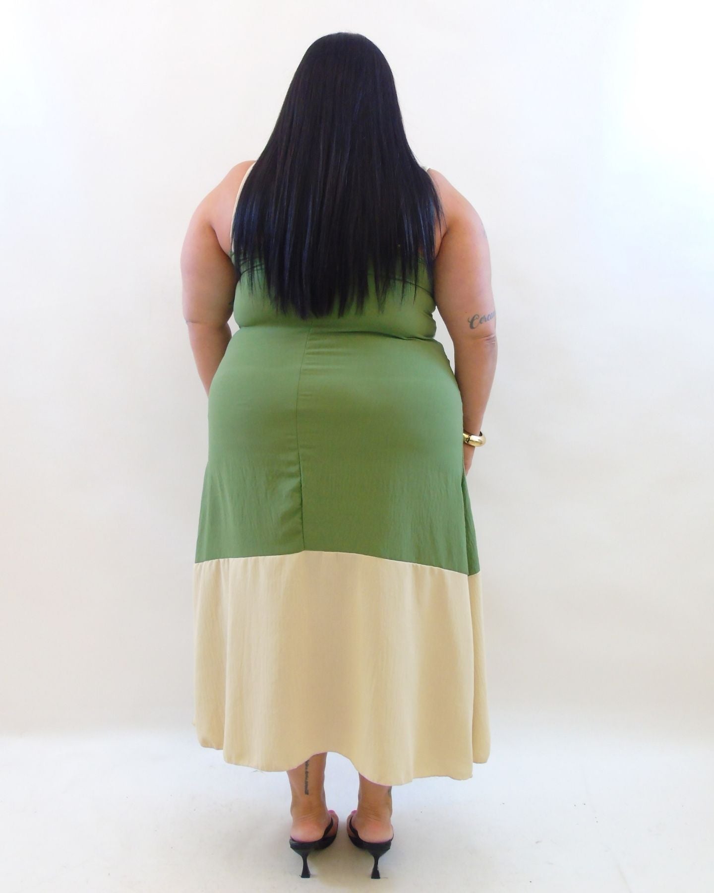 Abito bicolore 8053