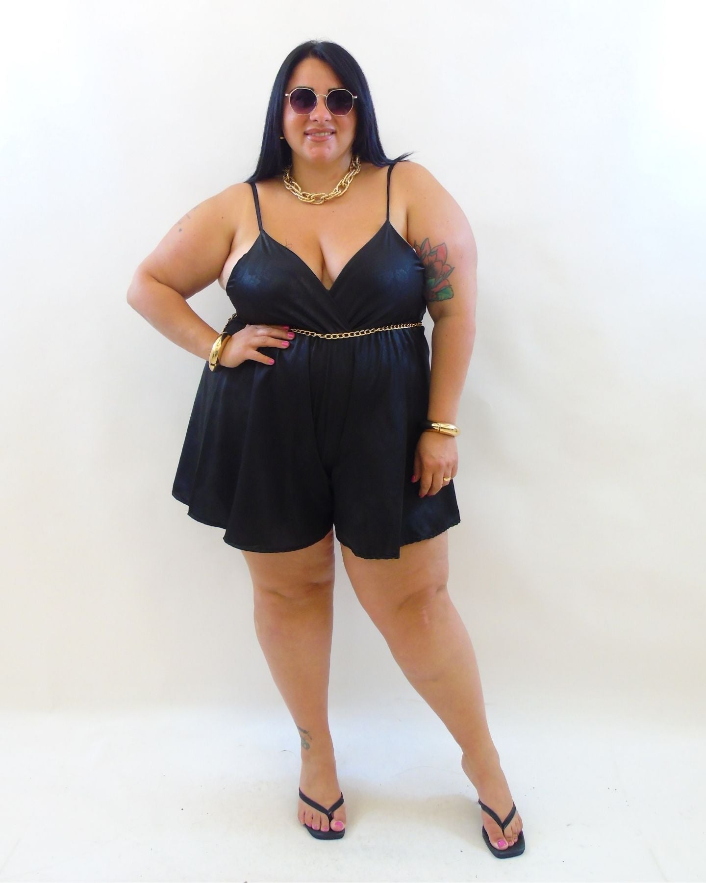 Jumpsuite satin 272609