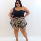 Pantaloncino farfalla animalier 260707