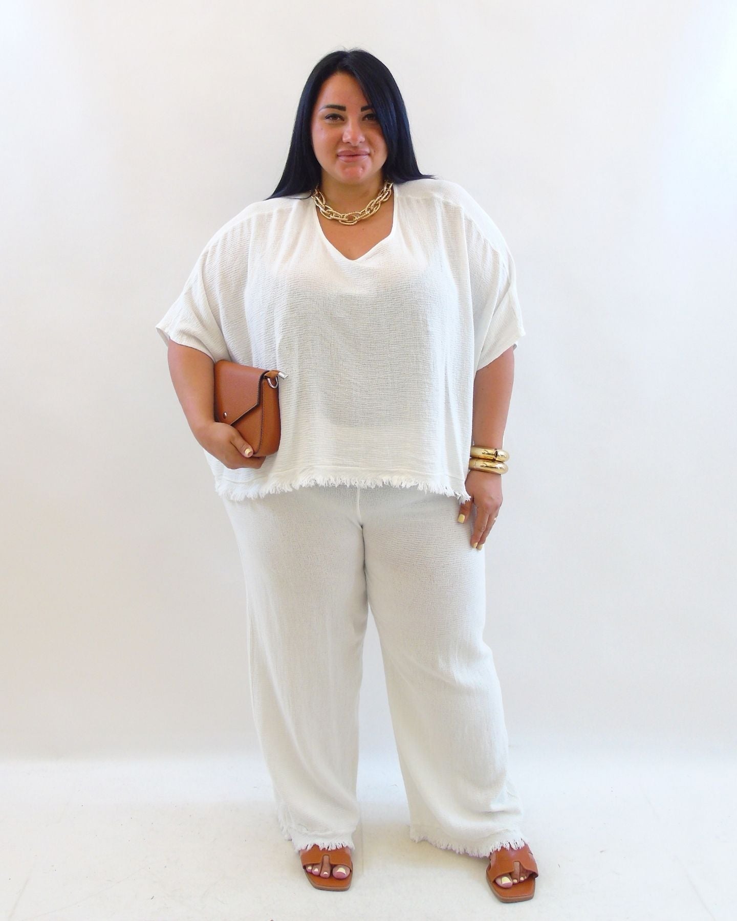Pantalone sfrangiato 31285