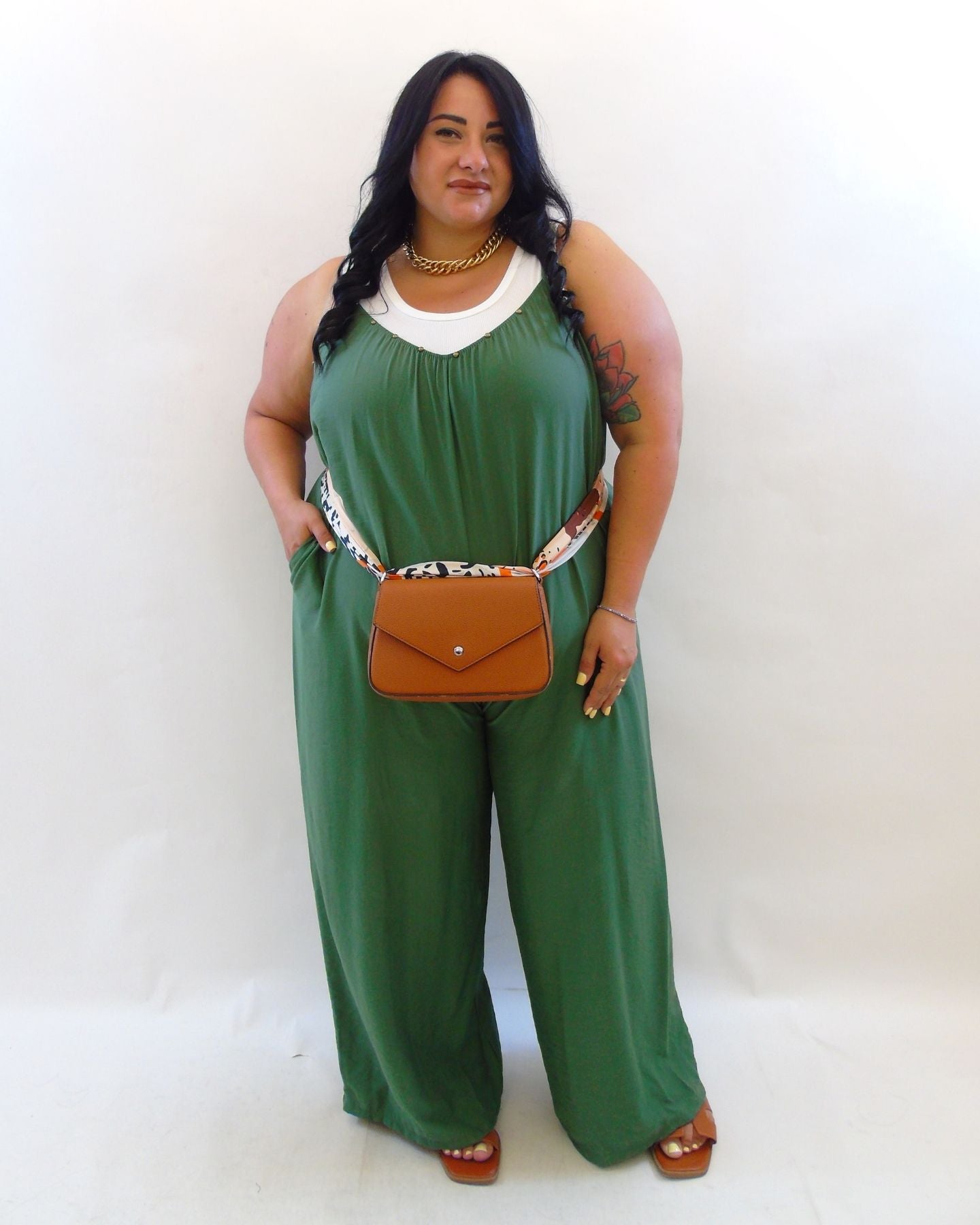 Jumpsuite borchie 29112