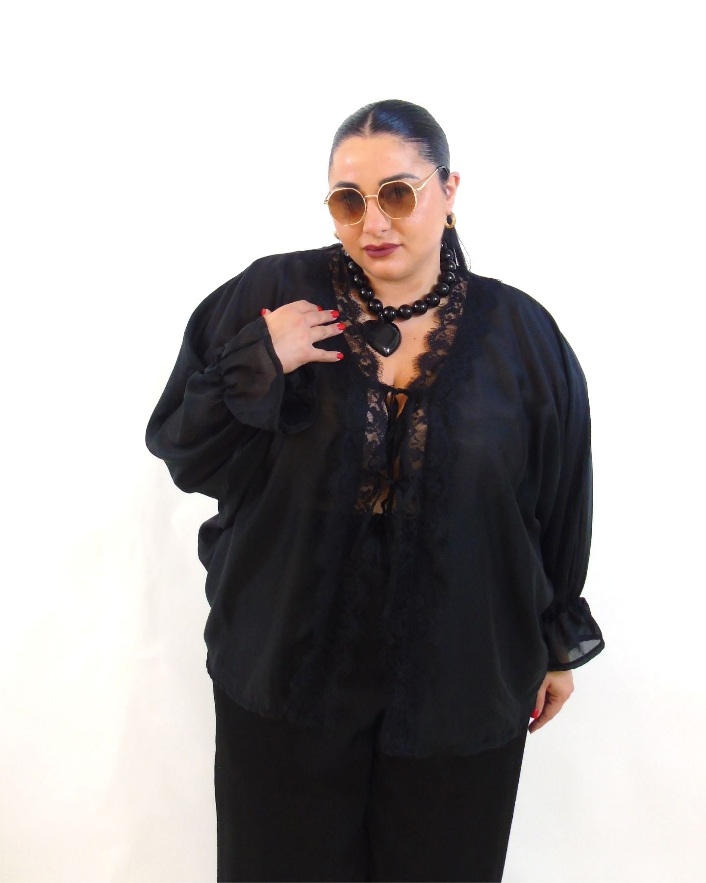 Blusa in organza 260874