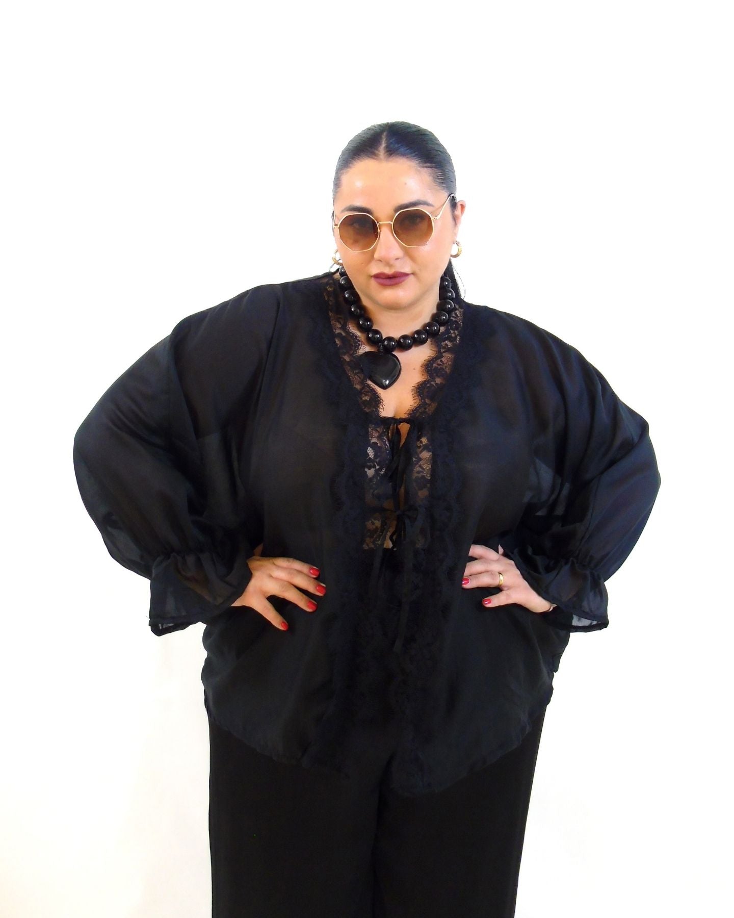 Blusa in organza 260874