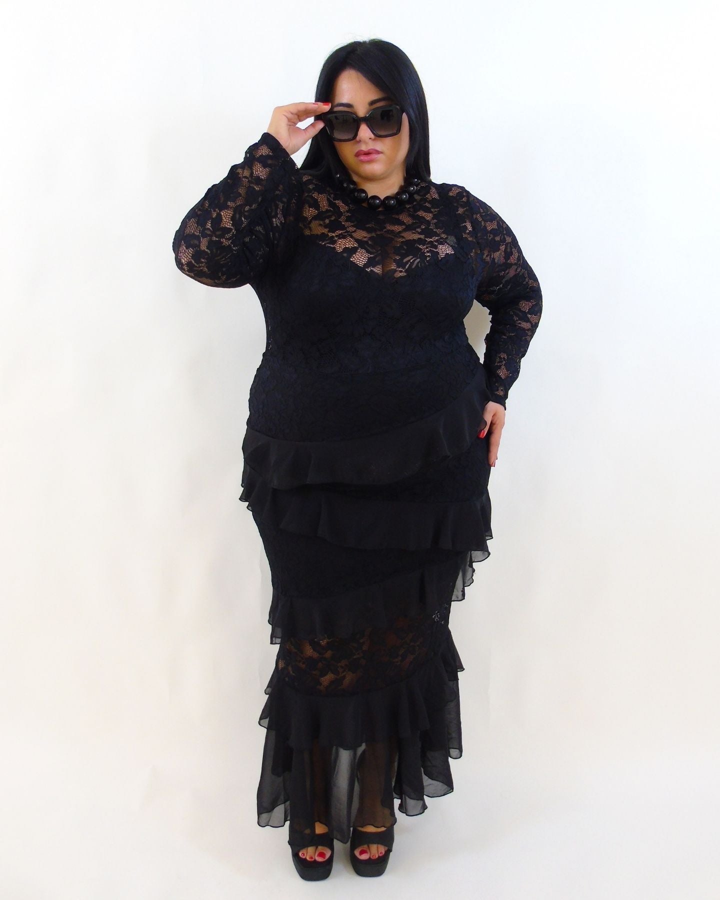 Abito in pizzo 9081