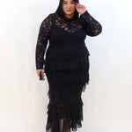 Abito in pizzo 9081