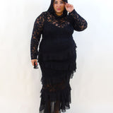 Abito in pizzo 9081