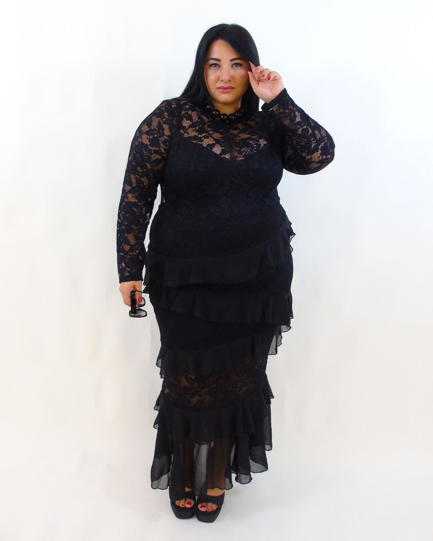 Abito in pizzo 9081