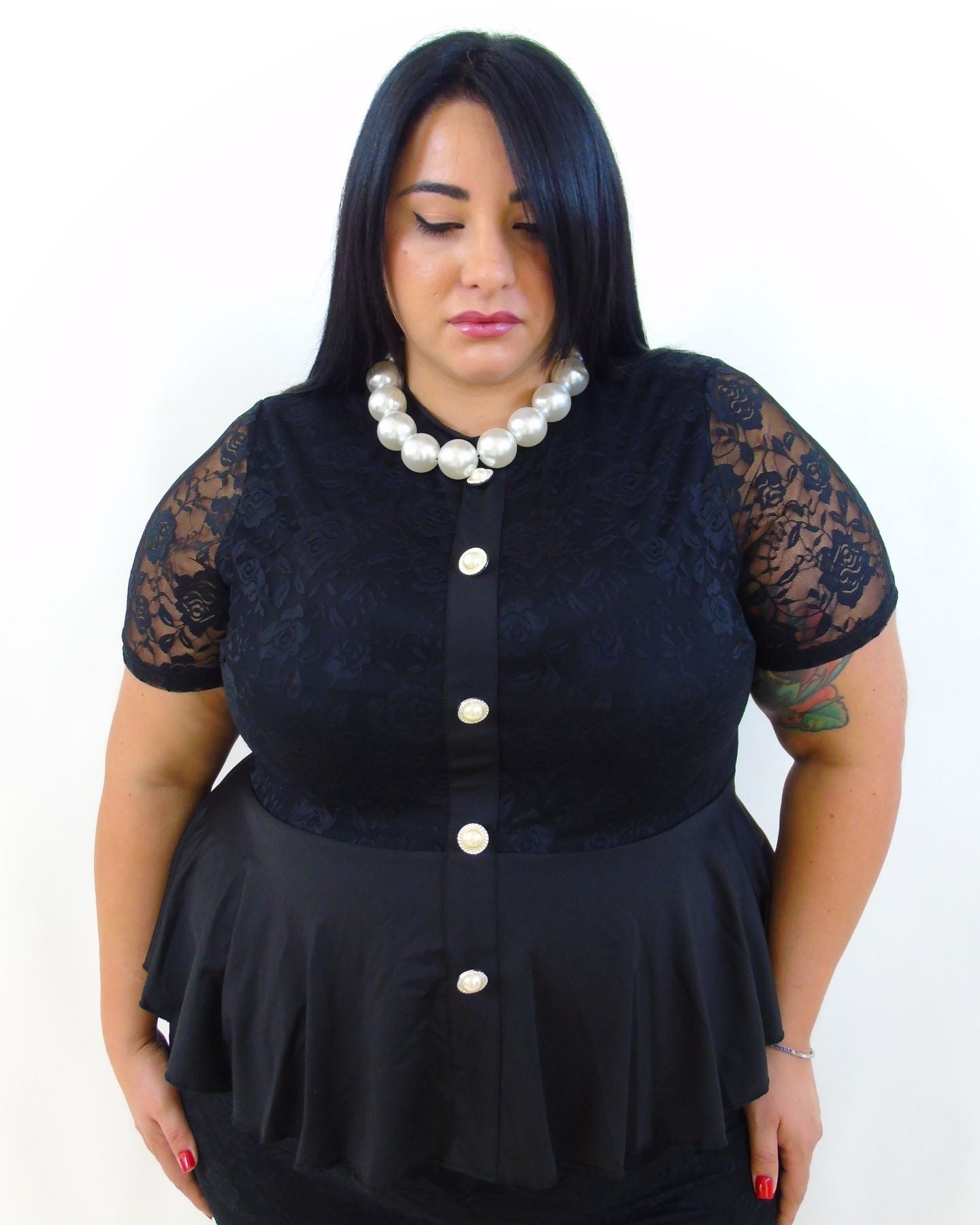 Coordiniato balze e pizzo 268