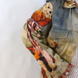 Giacca in jeans teddy
