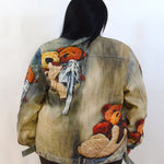 Giacca in jeans teddy