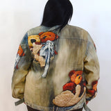 Giacca in jeans teddy