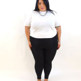 Leggings modellante basic fascia alta 5742